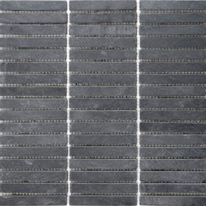 Natursten Arredo Skiffer Svart Stripes 2x10 cm