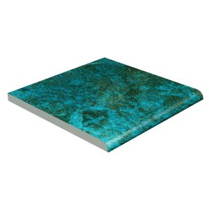 Klinker Ocean Bullnose Grön Matt 15x15 cm