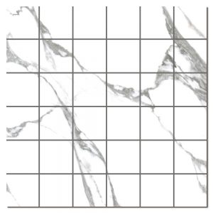 Marmor Mosaik Klinker Laverna Vit Matt 30x30