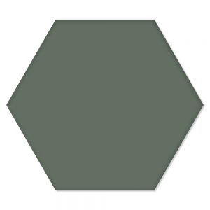 Hexagon Klinker Basic Mörkgrön 25x22 cm