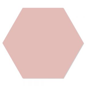 Hexagon Klinker Basic Rosa 25x22 cm