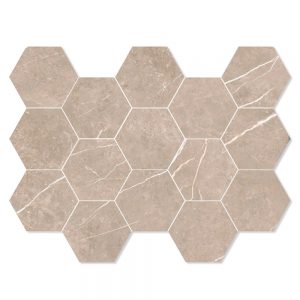 Marmor Mosaik Klinker Prestige Beige Matt 33x23 cm