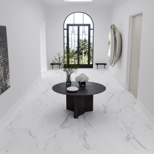 Marmor Klinker Michelangelo Carrara Vit Matt 60x60 cm