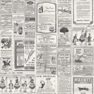 Tapet Galerie Wallcoverings Newspapers G56142