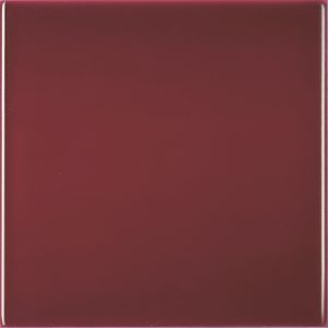 Kakel Arredo Color Burdeos Liso Blank Röd 10x10 cm