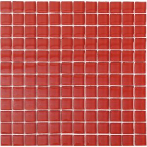 Kristallmosaik Arredo Blank Röd 2,3x2,3 Röd cm