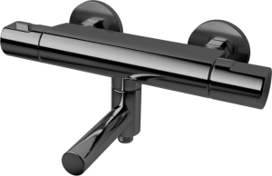 Tapwell Dusch- och Badkarsblandare ARM022-160 Black Chrome