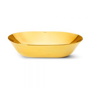 Bathco Tvättställ Gold&Silver Toulouse Guld Oval Blank 60 cm