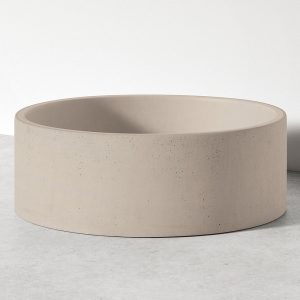 Sira Handgjorda Cement Tvättställ Bay Grå-Brun Matt 38 cm