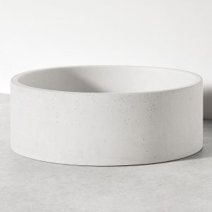 Sira Handgjorda Cement Tvättställ Bay Vit Matt 38 cm