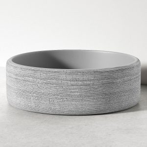 Sira Handgjorda Cement Tvättställ Geyser Grå Matt 35 cm
