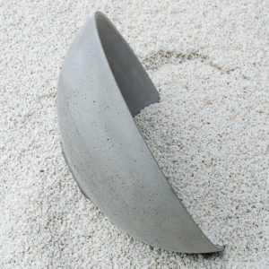 Sira Handgjorda Cement Tvättställ Moon Grå Matt 41 cm
