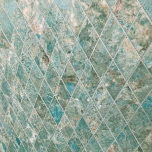 Dune Mosaik Klinker Amazonite Diamonds Polerad 23x25 cm