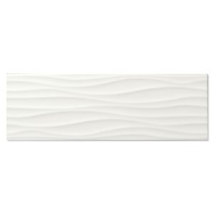 Kakel Blanco Wave Vit Blank 25x75 cm