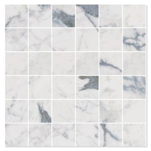 Marmor Mosaik Klinker Paradigm White Polerad 30x30