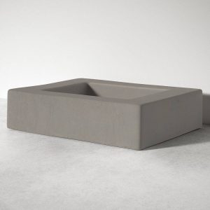 Sira Handgjorda Cement Tvättställ Aurora Grå-Antracit Matt 60 cm