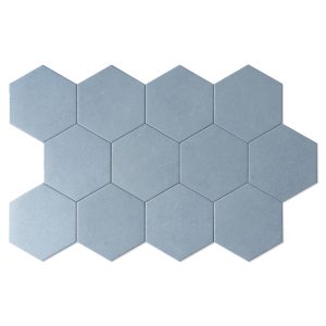 Hexagon Klinker Advant Blå Matt 14x16 cm