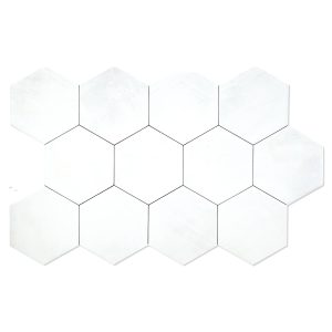 Hexagon Klinker Calm Vit Matt 14x16 cm