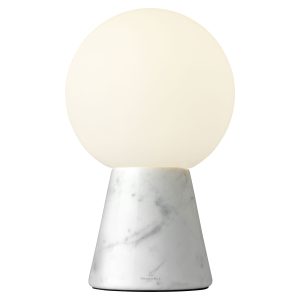 Villeroy & Boch Bordslampa Carrara 30 cm Marmor Vit Blank