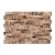 Kakel Ledgestone Marron Blank 34×50 cm