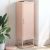 vidaXL Högskåp rosa 36x39x123 cm stål